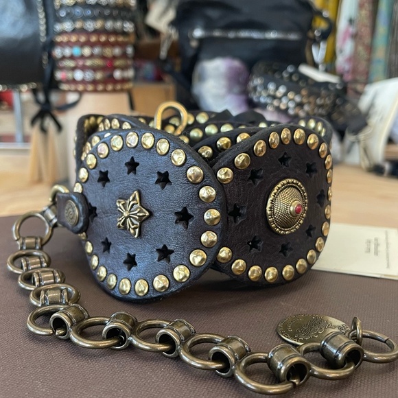 Campomaggi Western Chain Belt in Moro